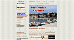 Desktop Screenshot of faszination-kroatien.de